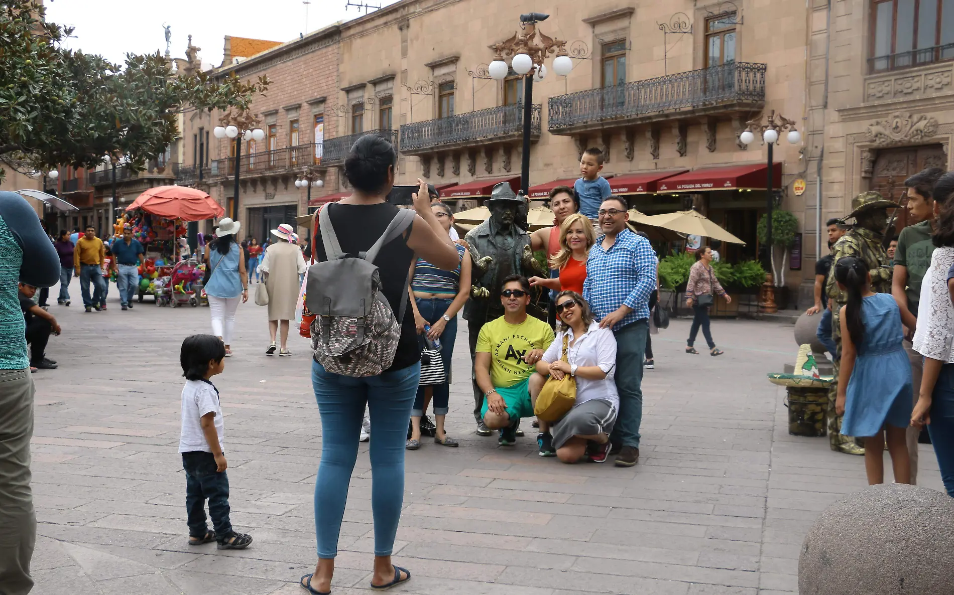 Flujo de turistas turismo